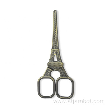 Perfect Quality Bronze Eiffel Tower Shape Eyelash Scissor with Moderate Price